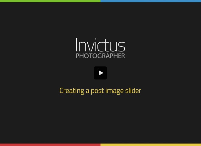 Creating a post image slider