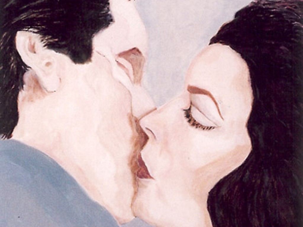 HELENE — THE KISS  24” x 36” oil on canvas